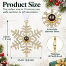 Personalized Photo Projection Snowflake Ornament - Upload your Photo