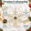Personalized Photo Projection Snowflake Ornament - Upload your Photo