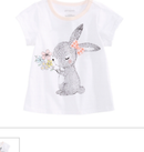 First Impressions Girls Print Cotton T-Shirt