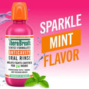 TheraBreath Anticavity Fluoride Mouthwash Sparkle Mint 33.8 fl oz - New