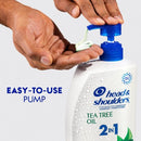 Head & Shoulders 2-in-1 Dandruff Shampoo and Conditioner, Anti-Dandruff Treatment, Tea Tree Oil for Daily Use, Paraben-Free 28.2 fl oz - Imperfect Container