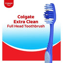 Colgate Extra Clean Full Head Toothbrush Medium 6ct - Imperfect Box