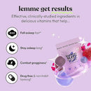Lemme Sleep Gummies Deep Sleep Support 5 mg Melatonin, Magnesium & L-Theanine Berry 14ct - New