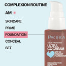 Pacifica Ultra CC Cream Radiant Foundation with SPF 17 Cool/Deep 1 fl oz - Imperfect Box