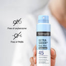 Neutrogena Ultra Sheer Spray Twin Pack SPF 45 - Imperfect Box