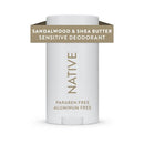 Native Sensitive Solid Deodorant for Men & Women Sandalwood & Shea 2.65oz - New