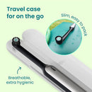 quip Rev Oscillating Rechargeable Electric Toothbrush Black/Silver - Imperfect Box
