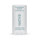 Native Solid Deodorant for Men Cashmere & Rain Aluminum-Free 2.65oz - New