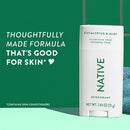 Native Solid Deodorant Eucalyptus & Mint 2.65oz - Imperfect Container