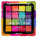 NYX Professional Makeup Ultimate Eyeshadow Palette Bright 0.32 oz - Imperfect Container