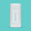 Native Solid Deodorant for Women & Men Jasmine & Cedar Aluminum-Free 2.65oz - New