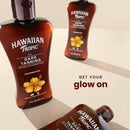 Hawaiian Tropic Dark Tanning Oil 8oz - Imperfect Container