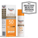 Eucerin Age Defense Face Sunscreen Tinted Lotion SPF 50 2.5 fl oz - Imperfect Box