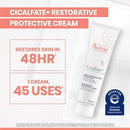 Avene Cicalfate+ Restorative Protective Skin Barrier Face Cream 3.3fl oz - Missing Box