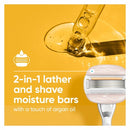 Venus Moistureglide Women's Razor Handle 2 Blade Refills + Shower Holder - Imperfect Box