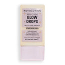 Makeup Revolution Bright Light Glow Highlighting Drops Golden Star Dew 0.77 fl oz - New