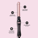BEACHWAVER Co. B1 Rotating Curling Iron Midnight Rose 1" - Imperfect Box