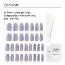 Dashing Diva Glaze Semi-Cured Gel Nail Polish Strips Baila con Fuego 32ct - New