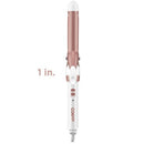 Conair Double Ceramic Rose Gold Curling Iron 1" - Imperfect Box
