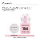 Dashing Diva Chrome Powder Kit Chrome Ice 3ct - New