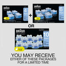 Braun Clean & Renew Refill Cartridges for Clean & Charge Systems CCR 3pk - Imperfect Box