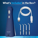 Waterpik Cordless Plus Rechargeable Water Flosser Blue - Imperfect Box