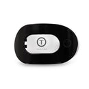 TELETIES Medium Flat Round Hair Clip Jet Black - New