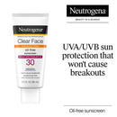Neutrogena Clear Face Liquid Lotion SPF 30 3 fl oz - Imperfect Container