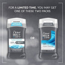 Dove Men+Care Solid Deodorant Stick Clean Comfort 3oz - New