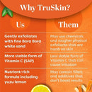 TruSkin Vitamin C Brightening Gentle Face Scrub 4oz - New