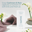 Native Men Invisible Solid Deodorant Cashmere & Rain 3.1oz - Imperfect Container