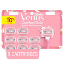 Venus Comfort Glide White Tea Women Razor Blade Refills 8ct - Missing Box