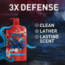 Old Spice Krakenguard Body+Face Wash Deep Ocean Scent 33.4 fl - New
