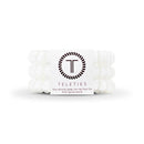 TELETIES Large Hair Ties 3pc Coconut White - Imperfect Box