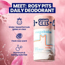 Megababe Rosy Pits Daily Solid Deodorant 2.6oz - New