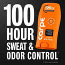 Carpe Men's 100H Sweat & Odor Control Antiperspirant Deodorant Bourbon Pepper 1.76oz - Imperfect Container