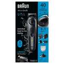 BRAUN ALL-IN-ONE STYLE KIT SERIES 5 AIO5490 RECHARGEABLE 9-IN-1 BODY, BEARD; HAIR TRIMMER - Imperfect Box