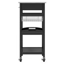 Winsome Julia Granite Top Kitchen Cart Wood/Black - Winsome