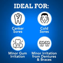 Orajel 3x Medicated Mouth Sores Gel 0.42oz - New