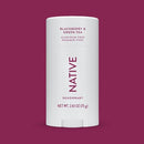 Native Solid Deodorant for Women & Men Blackberry & Green Tea 2.65oz - New