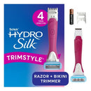 Schick Hydro Silk TrimStyle Women's Razor with Bikini Trimmer 1 Razor Handle & 1 Refill - Imperfect Box
