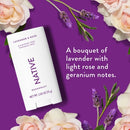 Native Solid Deodorant Lavender & Rose 2.65oz - Imperfect Container