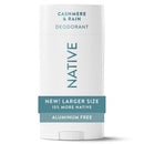 Native Men Invisible Solid Deodorant Cashmere & Rain 3.1oz - Imperfect Container