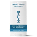 Native Men's Deodorant Sea Salt & Cedar 3.1oz - Imperfect Container