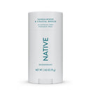 Native Limited Edition Fall Getaway Deodorant Sandalwood & Coastal Breeze 2.65oz - Imperfect Container