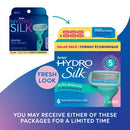 Schick Hydro Silk Sensitive Women's Razor Blade Refills 6 ct - Imperfect Box