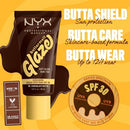 NYX Professional Makeup Buttermelt Glaze Skin Tint with SPF 30 Chocolate Butta 1.01 fl oz - Imperfect Container