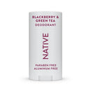Native Solid Deodorant for Women & Men Blackberry & Green Tea 2.65oz - New