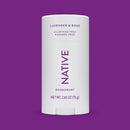 Native Solid Deodorant Lavender & Rose 2.65oz - Imperfect Container