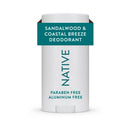 Native Limited Edition Fall Getaway Deodorant Sandalwood & Coastal Breeze 2.65oz - Imperfect Container